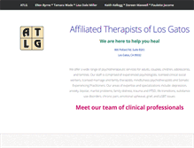 Tablet Screenshot of affiliatedtherapists.com